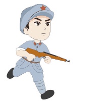 小红军微信头像【点击鼠标右键下载】