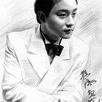 张国荣素描头像