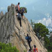 登山的微信头像