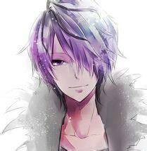紫色头发男士(紫色头发男生图片)