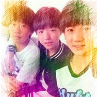 tfboys头像的铅笔画 tfboys头像