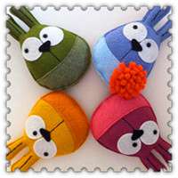 国庆发布手工缝制小物件 小可爱 小动物 玩具个