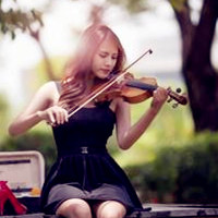 拉小提琴的女生头像 拉出最美的旋律最美的歌声