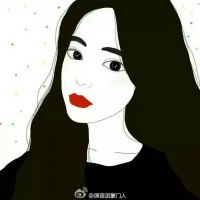 动漫红唇女生头像