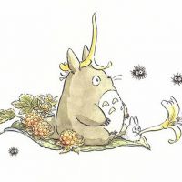龙猫头像超萌 萌萌的龙猫我的爱_微信头像图片大全