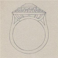 手绘戒指头像图片大全