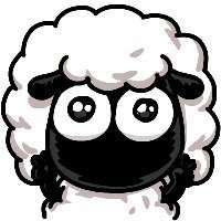 微信羊头像 适合微信用的动物羊头像卡通图片【点击鼠标右键下载】