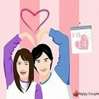 手摆心形情侣头像