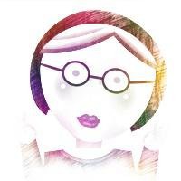 戴帽子动漫头像女生头像背影