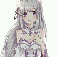 韩范银发女生头像