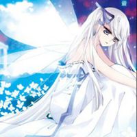 银发动漫少女头像