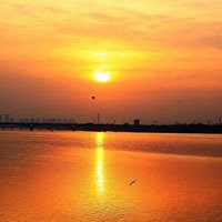 唯美日出太阳头像图片