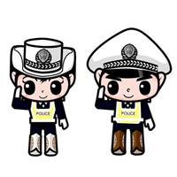 微信交通警察交警头像