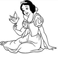 迪士尼公主头像简笔画