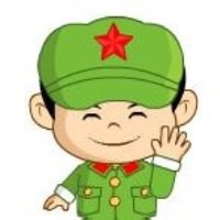 小兵拿枪卡通头像图片_微信头像图片大全