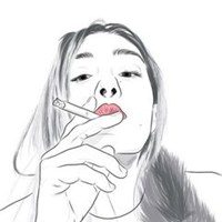 简单素描女头像高清