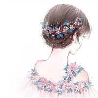 微信女生背影唯美头像【点击鼠标右键下载】