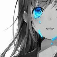 眼角带泪的头像女生【点击鼠标右键下载】
