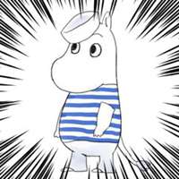 小女孩和姆明情侣头像_微信头像图片大全