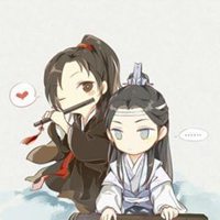 魔道祖师忘羡情侣头像q版点击鼠标右键下载