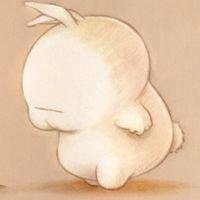 可爱流氓兔微信头像白色带字流氓兔头像图片点击鼠标右键下载