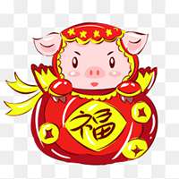 2019新年吉祥微信頭像恭賀新年吉祥如意頭像點擊鼠標右鍵下載