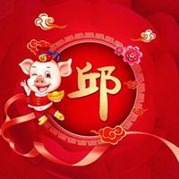 2019新年头像卡通 红色卡通喜庆头像图片_微信头像