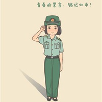 当兵女头像图片大全 卡通部队特种女兵唯美头像