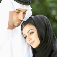 阿拉伯伊斯兰情侣头像