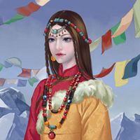 藏族女生个性头像 美丽个性藏族美女头像_微信头像