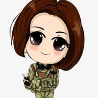 部隊女兵卡通頭像 卡通女兵可愛頭像_微信頭像圖片大全