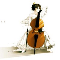 大提琴卡通少女头像_微信头像图片大全