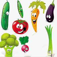 卡通蔬菜头像大全图片