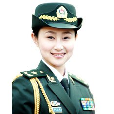 女兵军装照片头像图片