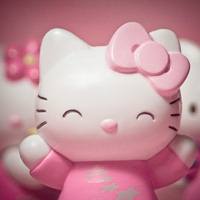 好看个性动漫猫咪HelloKitty微信头像背影来替我挥