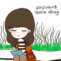 色彩好看的萌版美女卡通头像2