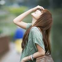 唯美意境治愈系女生头像图片