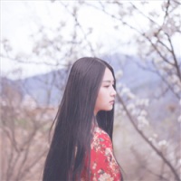 赤眸,感动有意境女生头像今非昔比