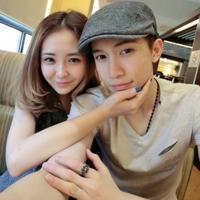 非主流情侣唯条纹格子个性微信可爱平铺皮肤不