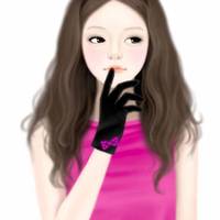 13流行时尚的手绘美女卡通头像你完美得值得我们