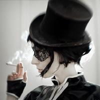 微信颓废头像带烟的