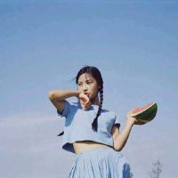 请珍惜青春美女头像