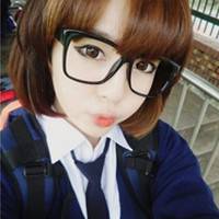 短发控女生微信头像转着圈寻找幸福