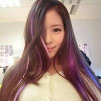 尚挑染女生微信头像