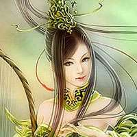 唯美至极古典美女微信头像非主流头像红黑