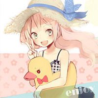 简洁卡通女生头像