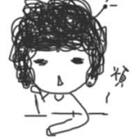 可爱的卡通女生头像张那忧伤的脸透过窗户|看到