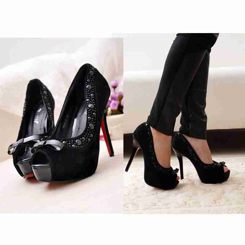 kvoll欧美风漆皮拼接厚底坡跟鱼嘴潮鞋凉鞋单