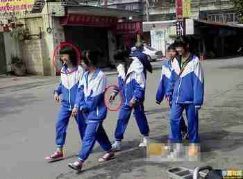 吸烟v短发女生头像