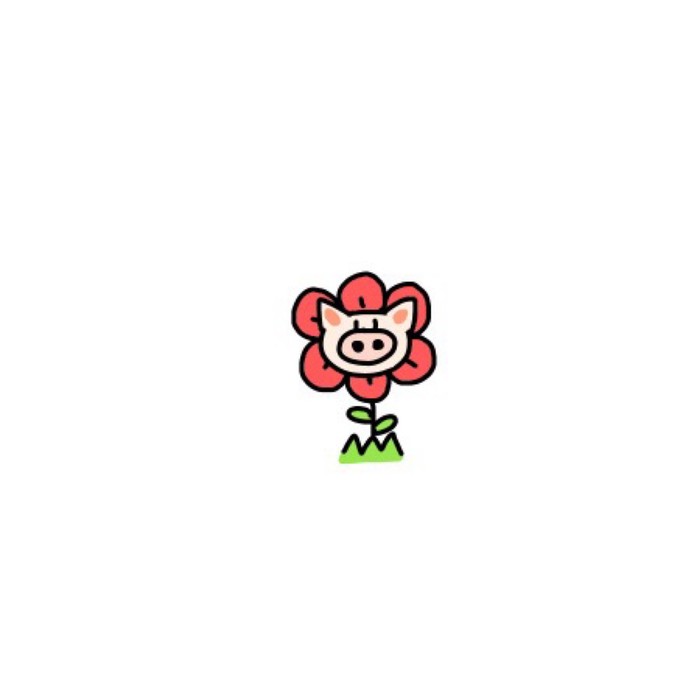 花朵小动物头像(`)